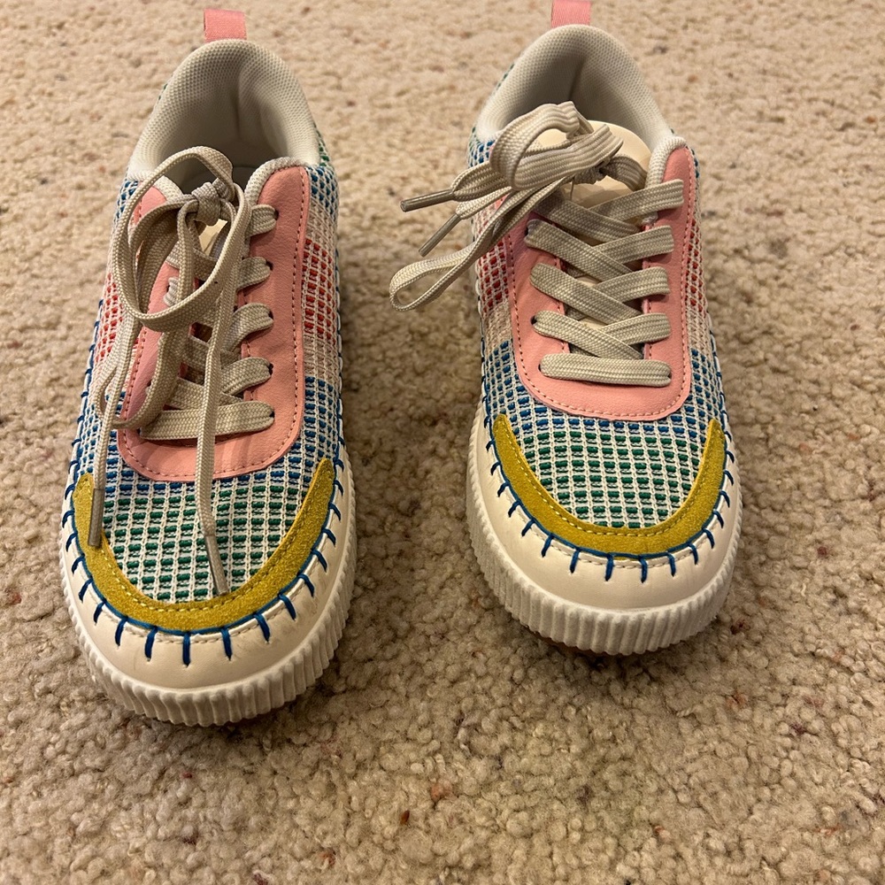 Stylish Multicolor Women's Platform Sneakers